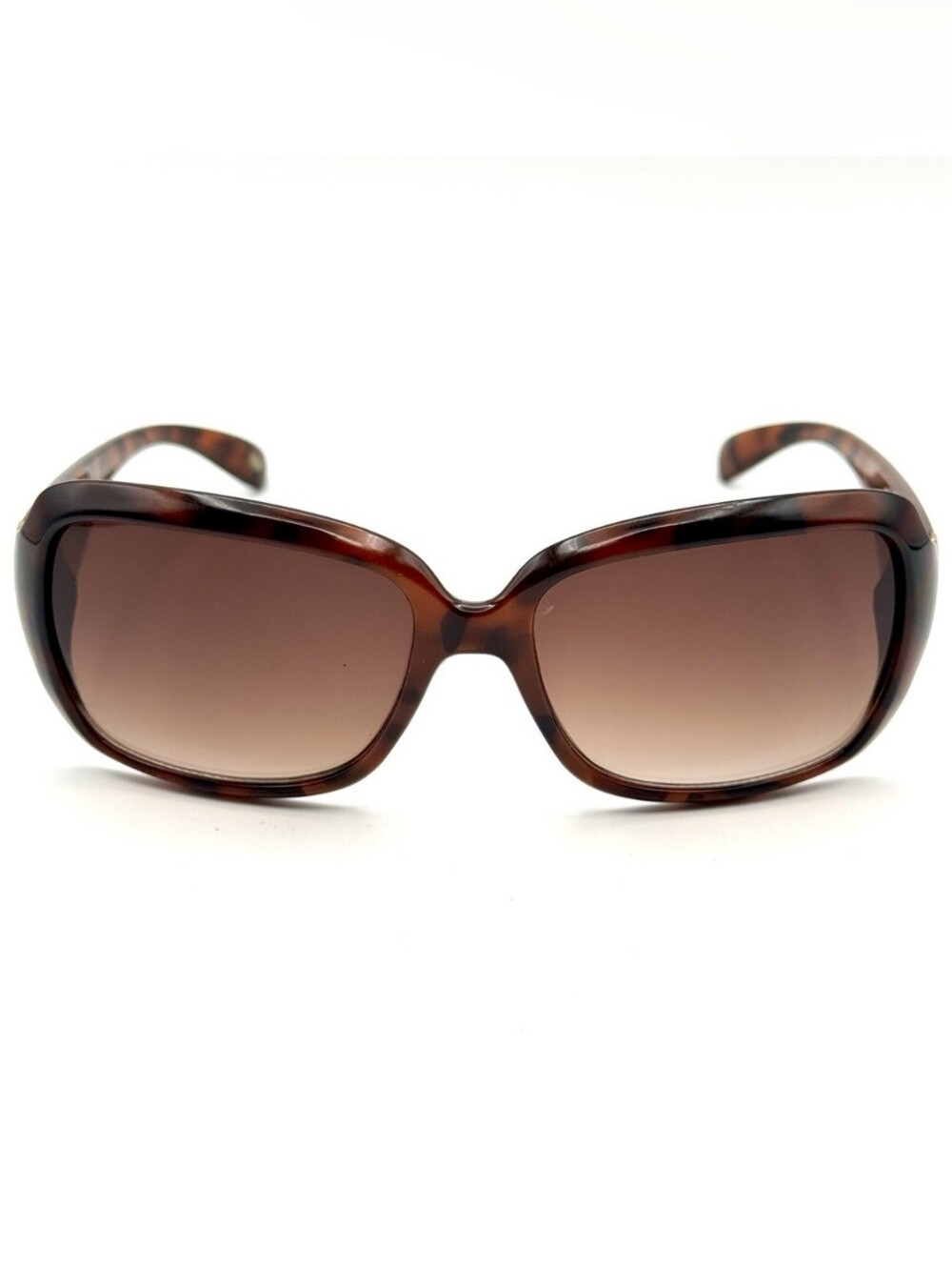 Fossil Women’s Oversized Square Tortoise Brown Gradient Sunglasses 66353507 NWT - Picture 2 of 5